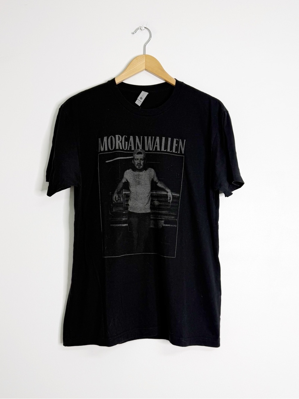 Morgan Wallen Concert Tour Graphic T-Shirt Black Size Large